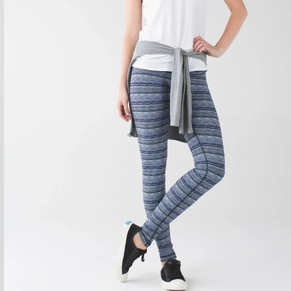 Lululemon Wunder Under Space Dye Twist Sapphire Blue Multi